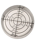 32mm-Round-Bubble Level for acrylic for spirit Gauge 32mm-Round, clear and precise with degree markings.