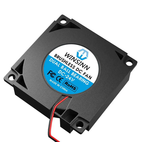 Heavy Duty 40mm Blower Fan 24 Volt Upgrade For 3D Printers No Sweat Install Dual Ball Bearing Quick Swap Replacement Steady Airflow Exhaust Fan Pack Of Five