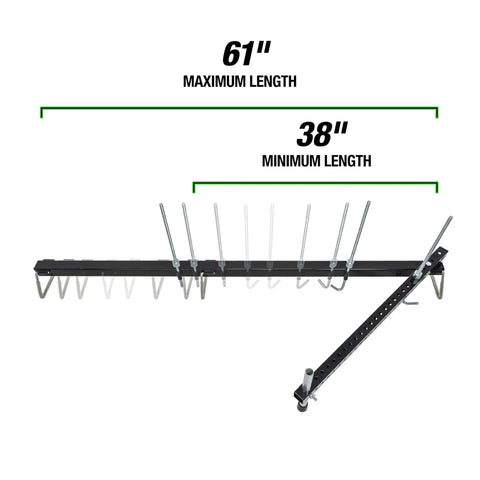 Heavy Duty Three Point Engine Support Bar With Adjustable Screw Hooks Real Deal Transverse Support Tool Bullseye Load Distribution For Seven Hundred Pounds And Easy Peasy Shop Jobs
