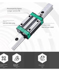 Close-up of Beefy Linear Rail Kit with highlighted layers and durability features for CNC router applications