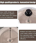 Kick Up Your Morning Routine Portable Electric Coffee Roaster For Home Use with clear lid and vent holes for efficient baking.