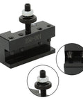 Turning Tool Holder Set Two Piece Quick Change Tool Post for Lathe Machine OXA Fit High Accuracy Hardened Steel close-up view