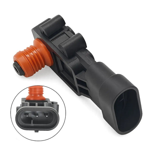 Slick Heavy Duty Car Fuel Tank Pressure Sensor With Vented Port Drops In Straight As Nail Replaces Oem 16238399 for Saturn. Black ABS part.