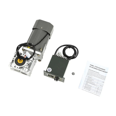 Built To Last Beefed Up Heavy Duty AC 110V 120W Worm Gear Motor With Speed Controller For Industrial Gearbox 30 To 1 Reduction