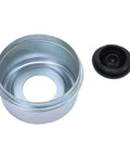 Wheel Bearing Protector Dust Cap Cover 2.72 Inch Precise Fit For Boat Trailer Marine And RV Axles Metal Rubber Shield