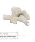 Water Valve Kit For 300 And 400 Series RV Toilets OEM Fitment Includes Hose Clamp And Fasteners Sealand Compatible For Easy RV Toilet Repair And Replacement Freeze Damage Indicator And Durable 1200 PSI Ready No Mod Installation, OEM fitment