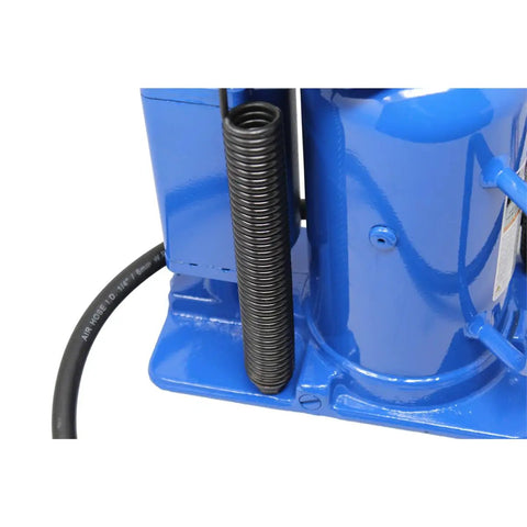 Massive Twenty Ton Air Hydraulic Bottle Jack For Garage Shop And Diy Rigs Heavy Duty Steel Workhorse Fast Pump Operation Reliable Precision Valve Solid American Toughness In Blue