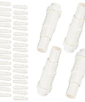 40 Pack Pro Shop Grade 1-1/4 Inch Pvc Expansion Coupling Slip X Spigot Schedule 40 Pipe Repair Fitting arranged in rows.