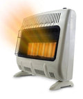 Side view of 30,000 BTU Vent Free Propane Heater With Battery Ignition, Adjustable Thermostat, No Power Or Venting Needed, Indoor Safe