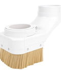 Drop In Ready 80Mm Cnc Spindle Dust Boot For Tight Seals And Zero Debris Worries Keeps Engravings Clean And Mills Running Smooth For That Rock Solid Workshop Performance Without The Headaches, featuring white plastic and bristles.