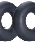 2-Pack Heavy-Duty Inner Tubes 16x6.50-8 and 16x7.50-8 with TR-87 bent valve stem, designed for lawn mowers and tractors.