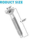 Heavy Duty Stainless Pool Light Screw Kit With Gasket Washers That Fits Pentair IntelliBrite Amerlite And SAM Amerlite Pool And Spa Lights Easy Install Weather Resistant Corrosion Proof, 1.259 inch screw