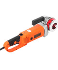 Pro Level Portable Electric Pipe Threader With 2300W Beefy All Copper Motor and Six Tough Dies, orange, portable, pipe threading tool.
