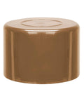 Front view of a brown 12oz aerosol spray can for automotive interior color Medium Saddle.
