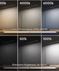 Smart LED Floor Lamp With Gooseneck Desk Style 3 In 1 Dimmable Standing Light Tunable White Remote And App Control Voice Control For Apple HomeKit And Alexa showing color temperature range and dimmable brightness levels.