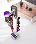 Cordless Vacuum Stand Docking Station With 6 Hooks For V15 Detect V11 V10 V8 V7 V6 Bracket Accessory Holder upright in living room