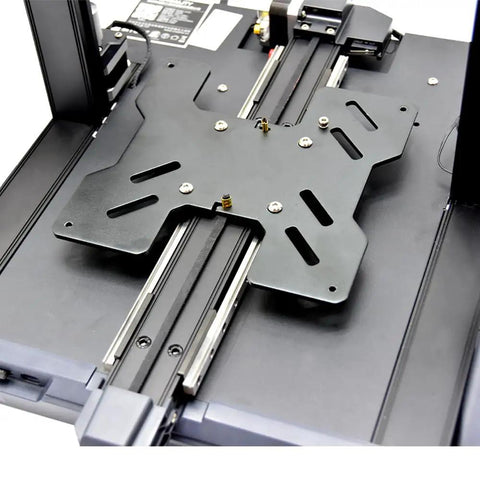 Upgrade Y Axis Rail For Ender 3 S1 Pro With MGN9H Linear Rail installed on 3D printer base for stable precise movement.