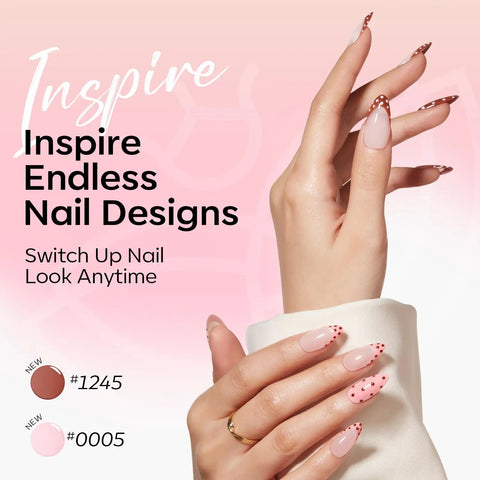 12 Pcs Gel Nail Polish Set 15ml Each Nude Pink Milky White Beige Skin Tone Shades Hema Free Soak Off Spring Manicure Kit