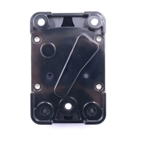 Manual Reset Circuit Breaker 300A High Amperage Switch For Truck Boat Trolling Motor top view showing black polyester case.