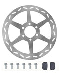 180mm Mini Bike Disc Brake Rotor With Pads Replacement For Baja Doodle Bug DB30 CT100U CC100X Motovox MBX10 MBX11