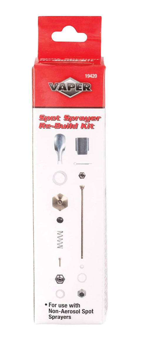 Spot Spray Rebuild Kit With Pin Stream Nozzle Spray Nozzle Valves Washers Filler Cap Assemblies And Gaskets For Easy DIY Fix