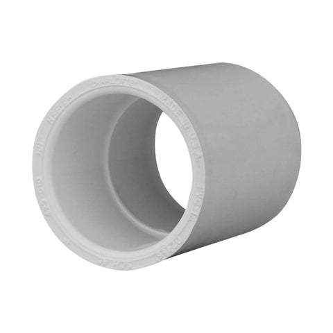 1 Inch PVC Schedule 40 Coupling Slip To Slip SXS Pro Grade Contractor Pack Pressure Rated Fittings For Irrigation Water Lines Pools And Outdoor Use Potable Water Approved