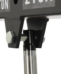 Detail of Smooth Operator Heavy Duty Hydraulic Engine Hoist Crane 2 Ton Shop Lift Rig showing lifting mechanism and components.