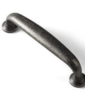 Weathered Nickel Drawer Handles Six Pack With 5.04 Inch Center To Center Antique Iron Cabinet Pulls Vintage Retro Bar Pull