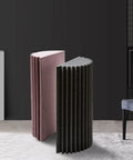 Studio Ready Acoustic Foam Panels To Kill Background Noise And Boost Room Vibes For Home Offices Studios And Classrooms Premium Sound Dampening Tiles in black and purple stacks.