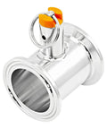 Stainless Steel Pressure Relief Valve Tube With Quick Release Clamp Fitting 1.5 Inch 50.5mm Flange Durable DIY Accessory