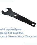 Heavy Duty Table Saw Blade Wrench For 10 Inch Shop Tools Replaces 0101010312 And 0101010313, black wrench compatible with Ryobi RTS21.