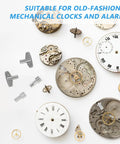 Clock Winding Key For Mechanical Clocks, Pro Repair Tool For Vintage Alarm Clocks, metal winders with clock gears and dials