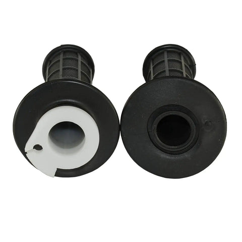 Throttle Grip Set With Cable For Mini Baja MB165 MB200 196cc 200cc Doodlebug Bike showing durable grips and throttle tube.