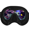 SeeSharp HD Underwater Mask With Black Silicone, Ultra Clear Snorkel Gear That Dials Down Distortion And Glare, UV Filter visible