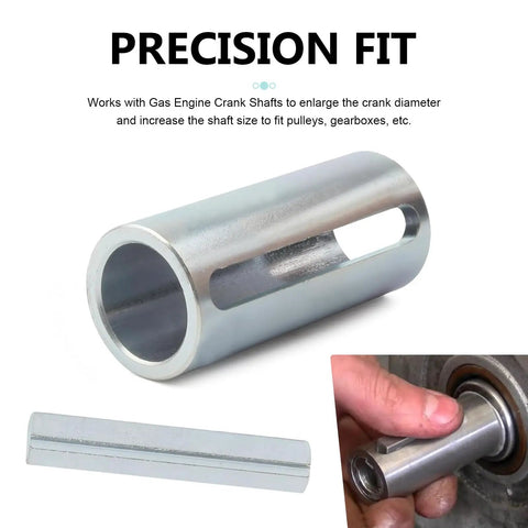 Engine Pulley Crankshaft Sleeve Adapter Three Quarter To One Inch Shaft 304 Stainless Steel