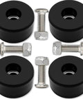 Heavy Duty Rubber Feet Pads Set Of Four For Anti Vibration On Air Compressors Generators And Pressure Washers 0.75 By 1.5 Inch