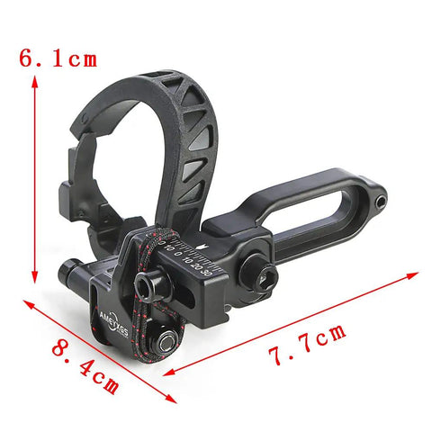 Drop Away Arrow Rest for Compound Bow Full Containment Design Quiet Rubber Wrapped Build Aluminum