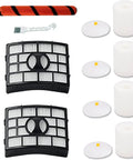 Foam HEPA Filter And Brush Roll Replacement Kit For Apex DuoClean Lift Away Vacuum Cleaners Must Have Upgrade With AX950 AX951 AZ1000