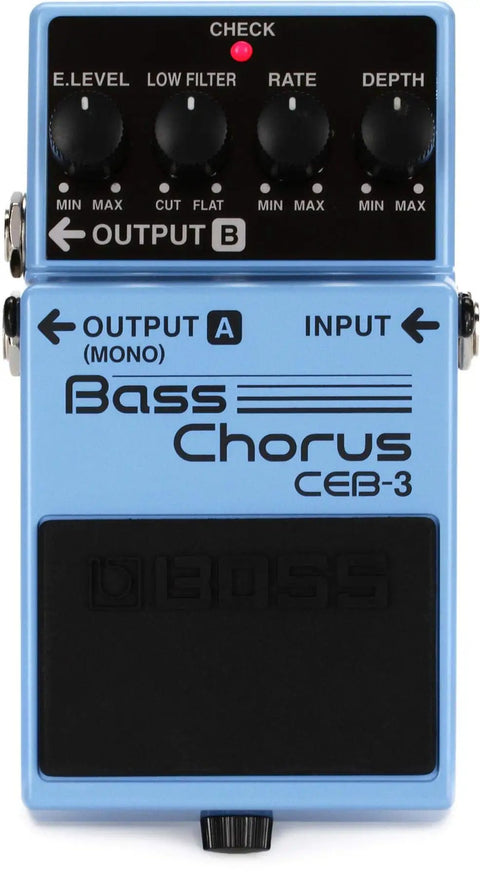 Bass Chorus Pedal For Bass Guitar With Low Filter Control And Precise Rate And Depth Knobs Delivers Rich Modulation From Subtle To Full Throb Without 