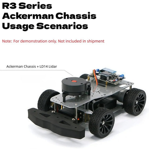 4WD Robotic Car Chassis Kit With Aluminum Alloy Frame Hall Encoder Ackerman And Differential Drive RC Tank Style System ROS