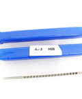 3mm Push Type Keyway Broach For CNC Cutting Machines In High Speed Steel Pro Grade Broaching Tool with blue storage case