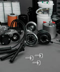 M6x20 Nickel Plated Crown Head Rack Screws And Cage Nuts Kit displayed among automotive parts