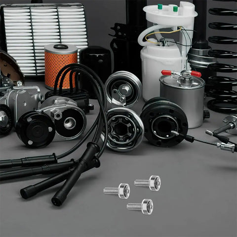 M6x20 Nickel Plated Crown Head Rack Screws And Cage Nuts Kit displayed among automotive parts