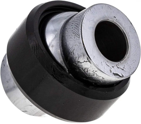 Real Deal Built Tough Spherical Bearing Replacement For Lawn Tractors And Riding Mowers Drop In Direct Swap Part 1033504 close-up view of the bearing with a black shielded cover.