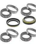 Front Wheel Bearing Hub Assembly Kit For 1998 1999 2000 2001 2002 2003 2004 Nissan Frontier With Seals And Bearings Replacement OE WTA5x2 WTA3x2 WS710478x2 Includes Four Bearings And Two Seals