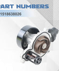 Heavy Duty Engine Water Pump For Bmw 230i 330i 320i 430i X3 X4 2.0L Direct Replacement 11518638026 showing detailed interior structure.