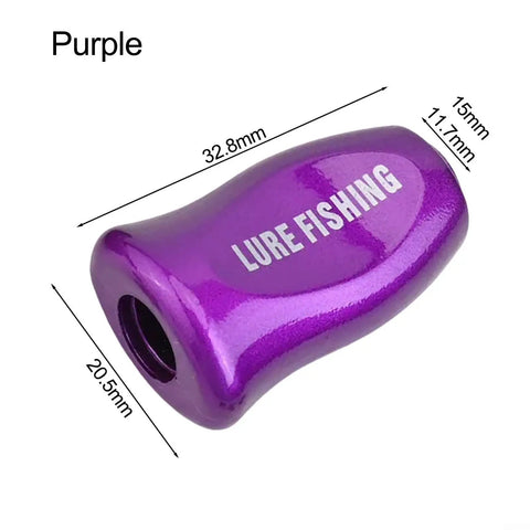 Upgrade Your Baitcasting Reel With These Ultra Light Abs Purple Knobs, Smooth Casting Handles For Fast Retrieval And Easy Adaptation To Most Carbon Rocker Rods For Serious Fishing Action Today. Purple ABS reel knob, 32.8mm x 20.5mm x 15mm