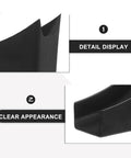 Close-up detail of 10 Pack U Shaped Chair Leg Pads With Screws For Hardwood Floors And Office Chairs, No Slip Rubber Feet