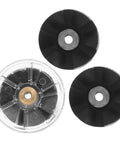 Set Of 4 Blender Couplers Replacement Parts For Household Blenders Replacement Blade Drive Gear Fits Most Kitchen Blenders Easy Install Durable Gear Replacement, black and clear plastic