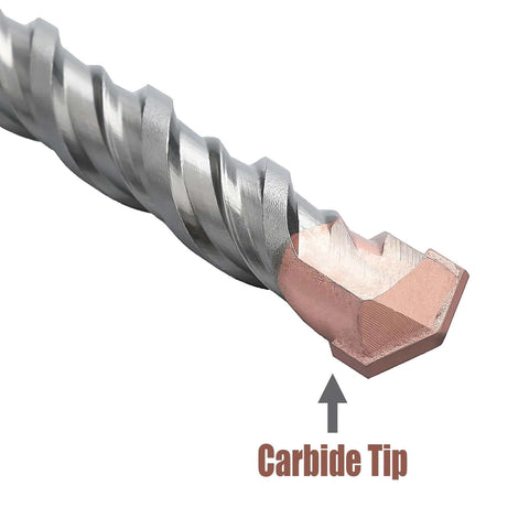 SDS Plus masonry drill bit with carbide tip, 1-1/8 x 11 in (28x280 mm), for concrete, brick, block